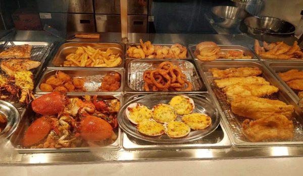 fish, chips, hot seafood